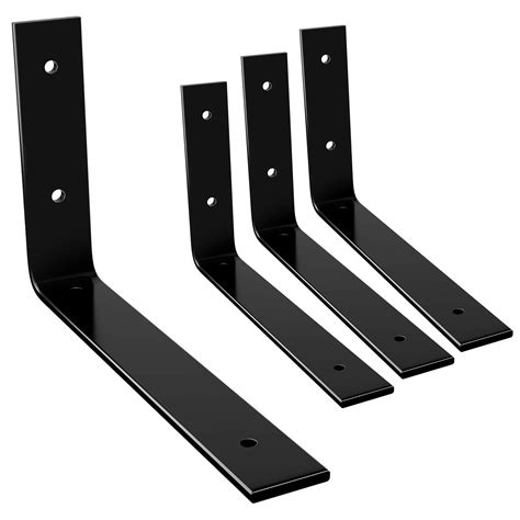 steel cabinet shelf brackets|10 inch metal shelf brackets.